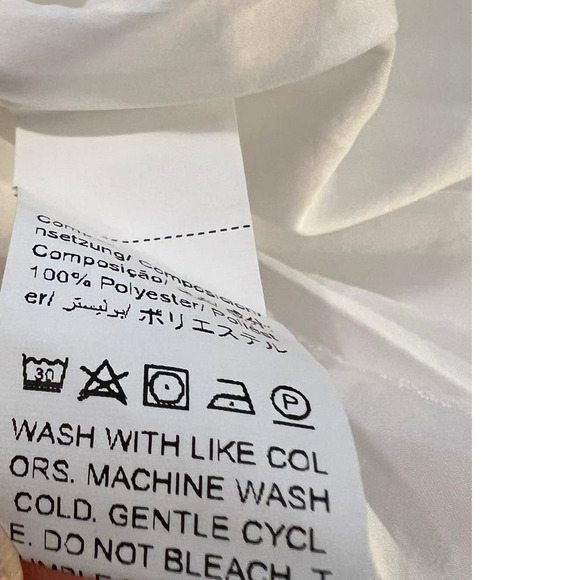 Gomorn Women's Romper Size XL in White w/Elastic Waist and Lace Neckline - Picture 6 of 7